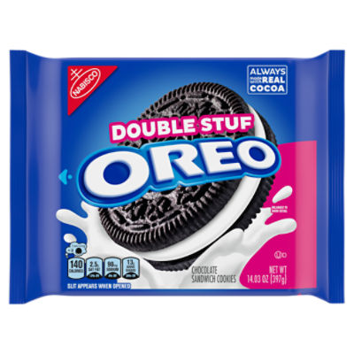 Nabisco Oreo Double Stuf Chocolate Sandwich Cookies, 14.03 oz