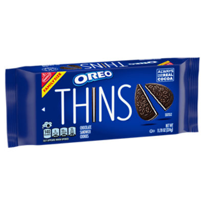 Nabisco Oreo Thins Chocolate Sandwich Cookies Family Size, 11.78 oz