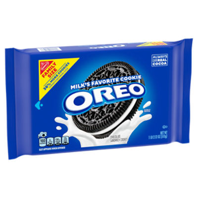 Oreo Chocolate Sandwich Cookies Family Size, 1 lb 2.12 oz Image 12 of 13