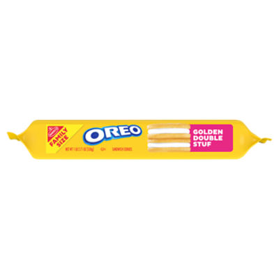 Nabisco Oreo Golden Double Stuf Sandwich Cookies Family Size, 1 lb 2.71 oz