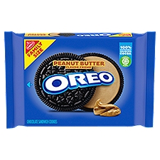 OREO Peanut Butter Creme Chocolate Sandwich Cookies, Family Size, 17 oz, 17 Ounce