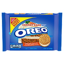 Oreo Carrot Cake Flavored, Sandwich Cookies, 17 Ounce