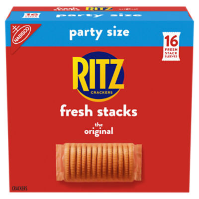 RITZ Fresh Stacks Original Crackers, Party Size, 23.7 oz (16 Stacks)