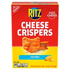 Ritz Cheese Crispers Cheddar, Potato and Wheat Chips, 7 Ounce
