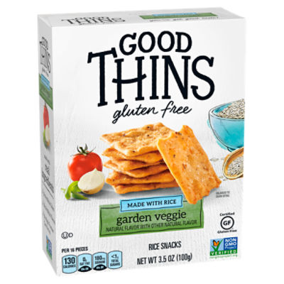 Good Thins Garden Veggie Good Thins Rice Snacks - Gluten Free