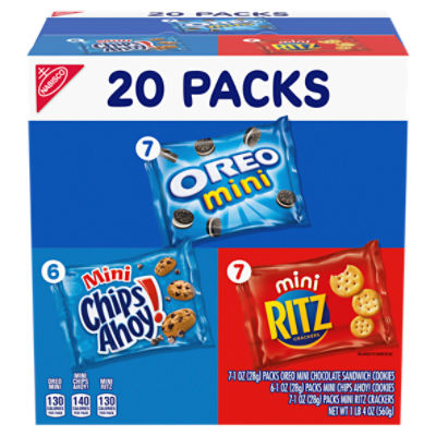Nabisco Sweet & Savory Mix Variety Pack, OREO, CHIPS AHOY! & RITZ