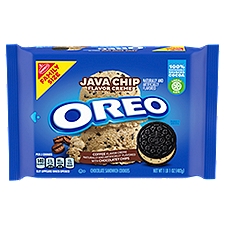 Oreo Java Chip Flavored Creme, Chocolate Sandwich Cookies, 17 Ounce
