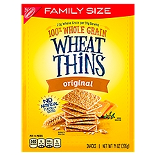Wheat Thins Original, Snacks, 14 Ounce