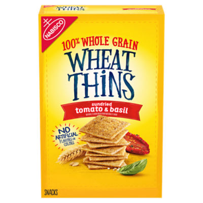 Wheat Thins Sundried Tomato & Basil Whole Grain Wheat Crackers, 8.5 oz