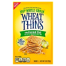 Wheat Thins Snacks, Reduced Fat, 8 Ounce