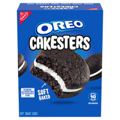 Oreo Cakesters Soft Snack Cakes, 2.02 oz, 5 count, 10.1 Ounce