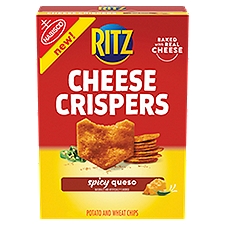 Ritz Cheese Crispers Spicy Queso Potato and Wheat, Chips, 7 Ounce