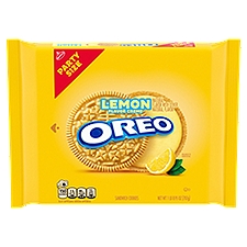 OREO Lemon Creme Sandwich Cookies, Party Size, 24.95 oz