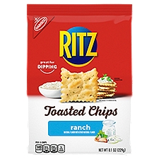Ritz Ranch, Toasted Chips, 8.1 Ounce