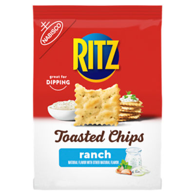 RITZ Toasted Chips Ranch Crackers, 8.1 oz