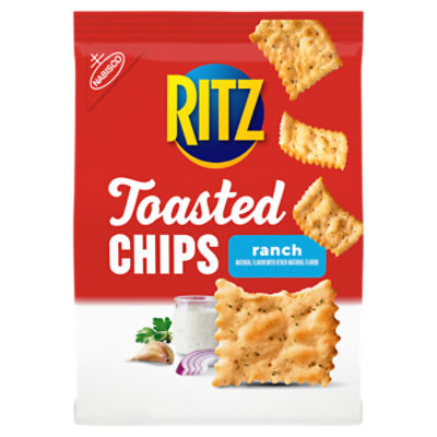 RITZ Toasted Chips Ranch Crackers, 8.1 oz