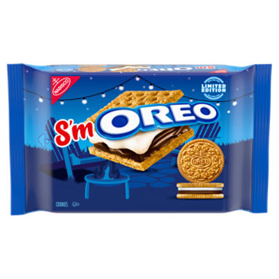 Nabisco Oreo S'm Graham Flavored Sandwich Cookies Limited Edition, 12.2 oz