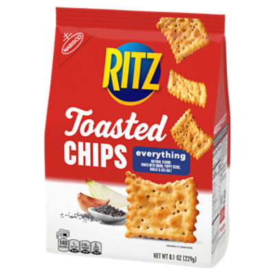 Nabisco Ritz Everything Toasted Chips, 8.1 oz