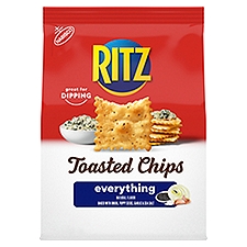 RITZ Toasted Chips Everything Crackers, 8.1 oz, 8.1 Ounce