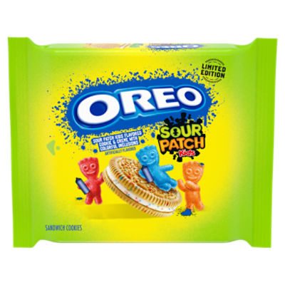 Oreo Sour Patch Kids Sandwich Cookies Limited Edition, 10.68 oz
