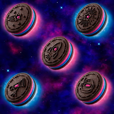 Oreo Space Dunk Chocolate Sandwich Cookies Limited Edition, 10.68 oz