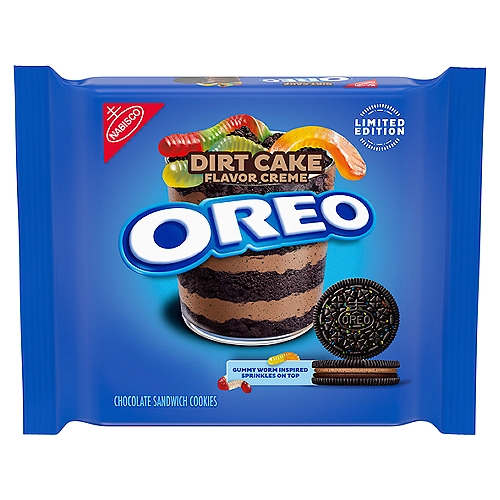 OREO Dirt Cake Chocolate Sandwich Cookies, Limited Edition, 10.68 oz