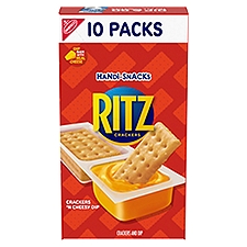 Handi-Snacks RITZ Crackers 'N Cheesy Dip Snack Packs, 10 Snack Packs