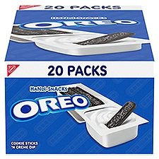 Handi-Snacks OREO Cookie Sticks 'N Creme Dip Snack Packs, 20 Snack Packs