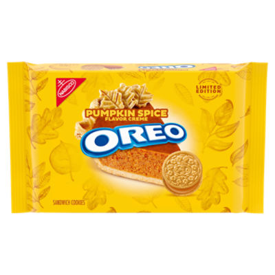 Nabisco Oreo Pumpkin Spice Flavor Creme Sandwich Cookies Limited Edition, 10.68 oz