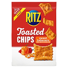RITZ Toasted Chips Sweet Habanero Crackers, 8.1 oz, 8.1 Ounce