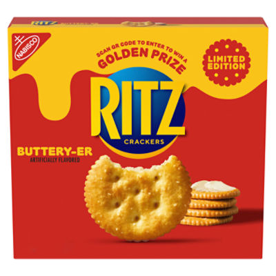 RITZ Buttery-er Crackers, Limited Edition, 13.7 oz, 13.7 Ounce