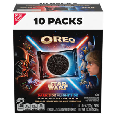 STAR WARS™ OREO Cookies, Special Edition, 10 Snack Packs (2 Cookies Per Pack)