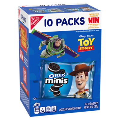 OREO Minis Chocolate Sandwich Cookies, 10 Snack Packs - The Fresh
