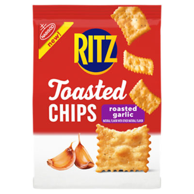 Nabisco Ritz Roasted Garlic Toasted Chips, 8.1 oz