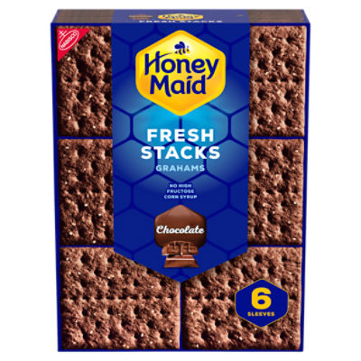 Nabisco Honey Maid Fresh Stacks Chocolate Grahams, 6 count, 12.2 oz