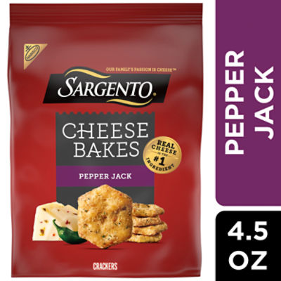 Sargento Pepper Jack Cheese Bakes Crackers, 4.5 oz