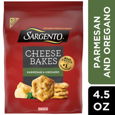 Sargento Parmesan & Oregano Cheese Bakes Crackers, 4.5 oz