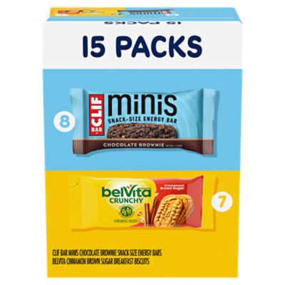 Clif Bar/belVita Snacks, 1 lb 4.24 oz, 15 count, 20.24 Ounce