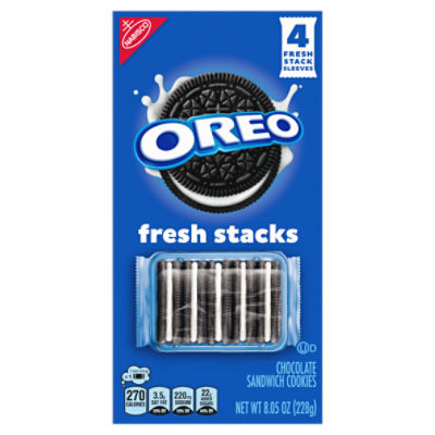 Nabisco Oreo Fresh Stacks Chocolate Sandwich Cookies, 4 count, 8.05 oz