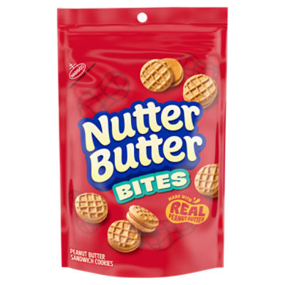 Nabisco Nutter Butter Peanut Butter Bites Sandwich Cookies, 8 oz