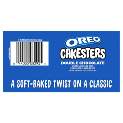 Nabisco Oreo Cakesters Double Chocolate Soft Snack Cakes, 2.02 oz, 5 count Image 11 of 11