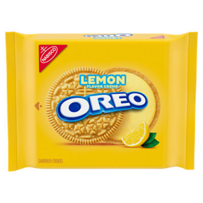 Nabisco Oreo Lemon Flavor Creme Sandwich Cookies, 14.03 oz