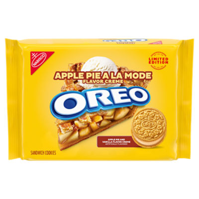 Nabisco Oreo Apple Pie and Vanilla Flavor Creme Sandwich Cookies Limited Edition, 10.68 oz