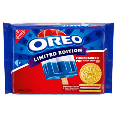 Nabisco Oreo Firecracker Pop Flavor Creme Sandwich Cookies Limited Edition, 11.46 oz
