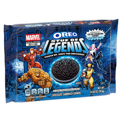 Marvel Oreo Stuf of Legends Chocolate Sandwich Cookies, 10.68 oz