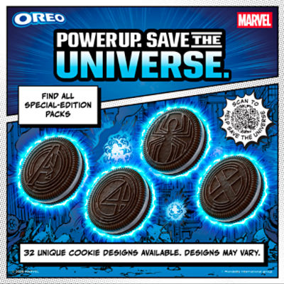 Marvel Oreo Stuf of Legends Chocolate Sandwich Cookies, 10.68 oz