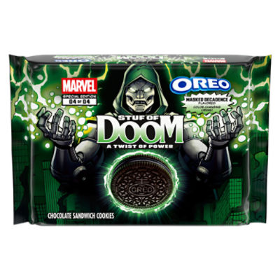 MARVEL OREO Stuf of Doom Chocolate Sandwich Cookies, Special Edition, 10.68 oz