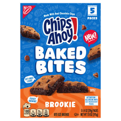 Nabisco Chips Ahoy! Baked Bites Bite-Size Brookie, 1.4 oz, 5 count