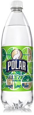 Polar 100% Natural Seltzer - Ginger Lime Mule, 33.8 fl oz