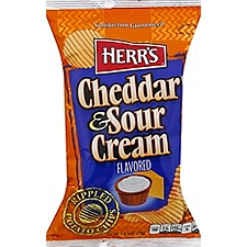 Herr's Foods Inc. Cheddar Sour Cream & Onion Potato Chips, 2.75 Ounce